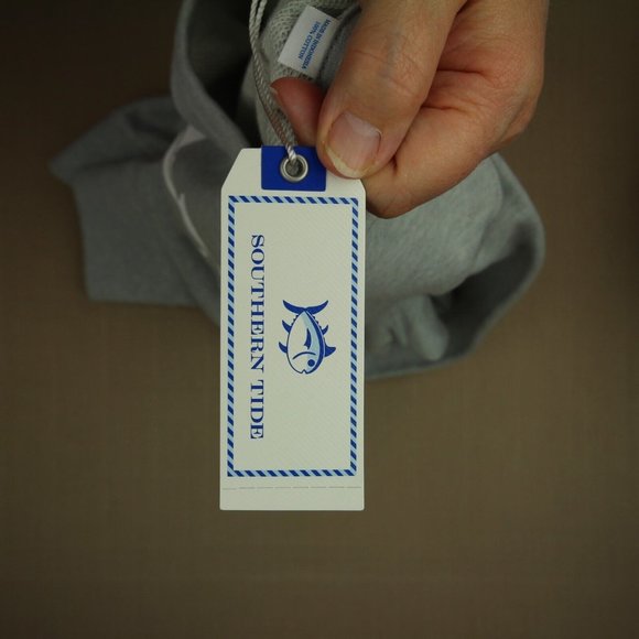 Southern Tide Gameday Upper Deck Sweatshirt Men's Size L Heather Slate Gray NWT - Picture 9 of 12